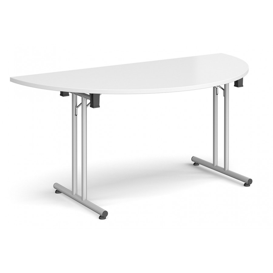 Deco Folding Leg Semi-Circular Meeting Room Table